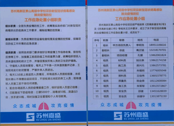 防疫不松懈，景山高級中學順利復工